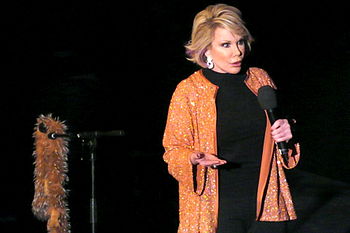 Joan Rivers opens the E4 Udderbelly Southbank ...